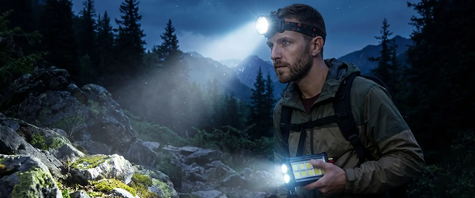 Forest Tiger Professional LED Headlamp - Direktang pabrika ng OEM