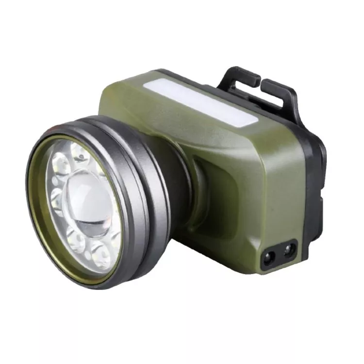 LED Headlamp Adjustable Strap Portable Rechargeable