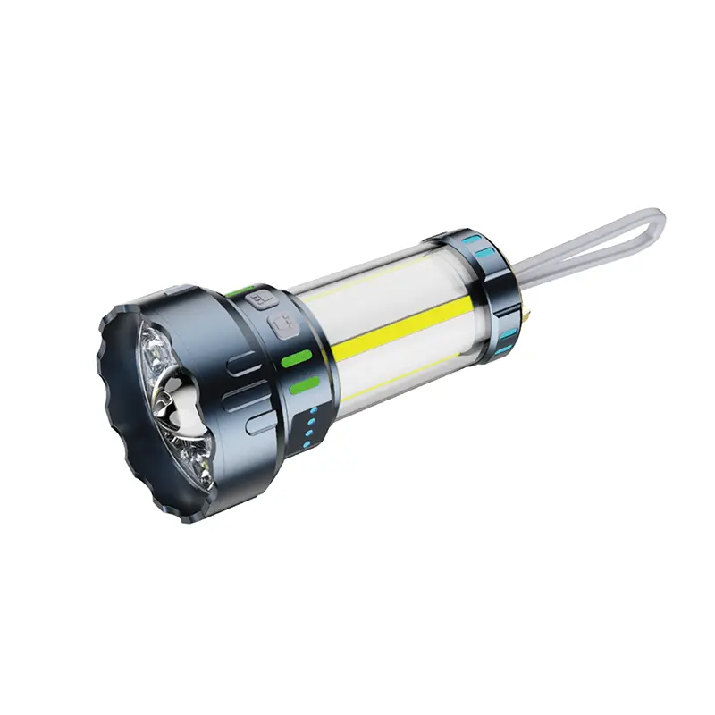 Portable Multifunctional Flashlight para sa Camping at Survival